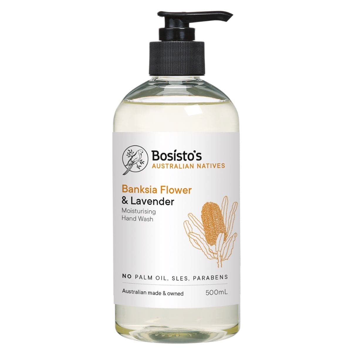 Bosistos Banksia Flower & Lavender Hand Wash 500Ml