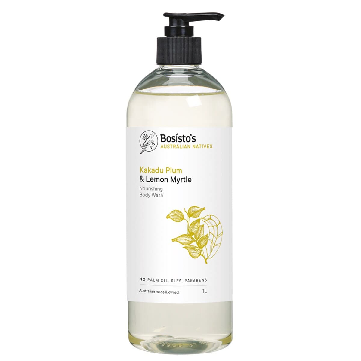 Bosistos Kakadu Plum & Lemon Myrtle Body Wash 1L