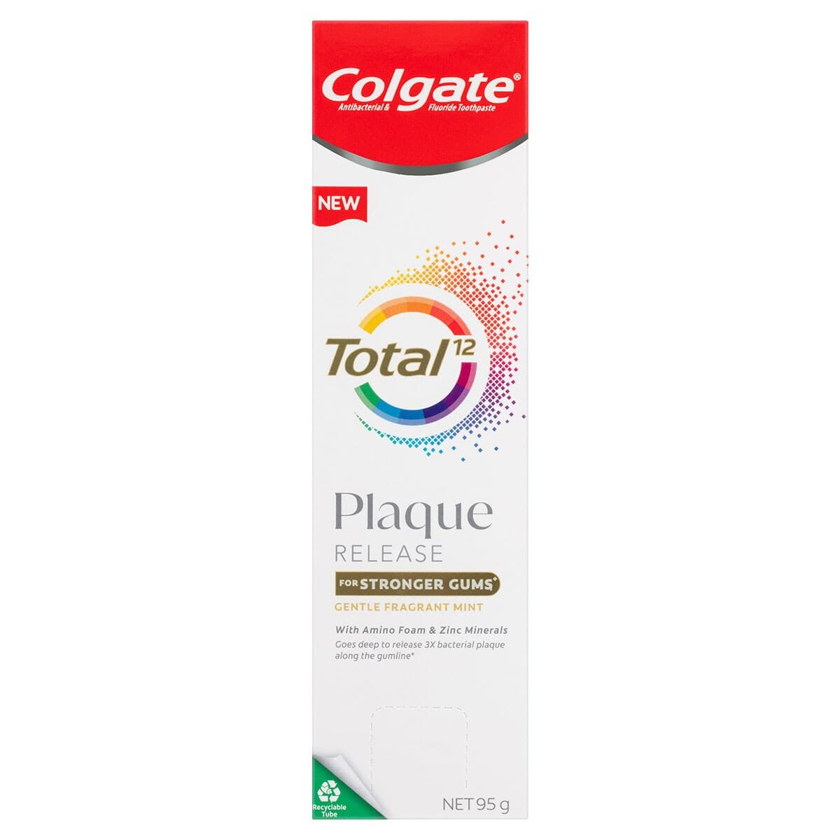 Thumbnail Colgate Total Plaque Release Toothpaste Gentle Fragrant Mint 95G