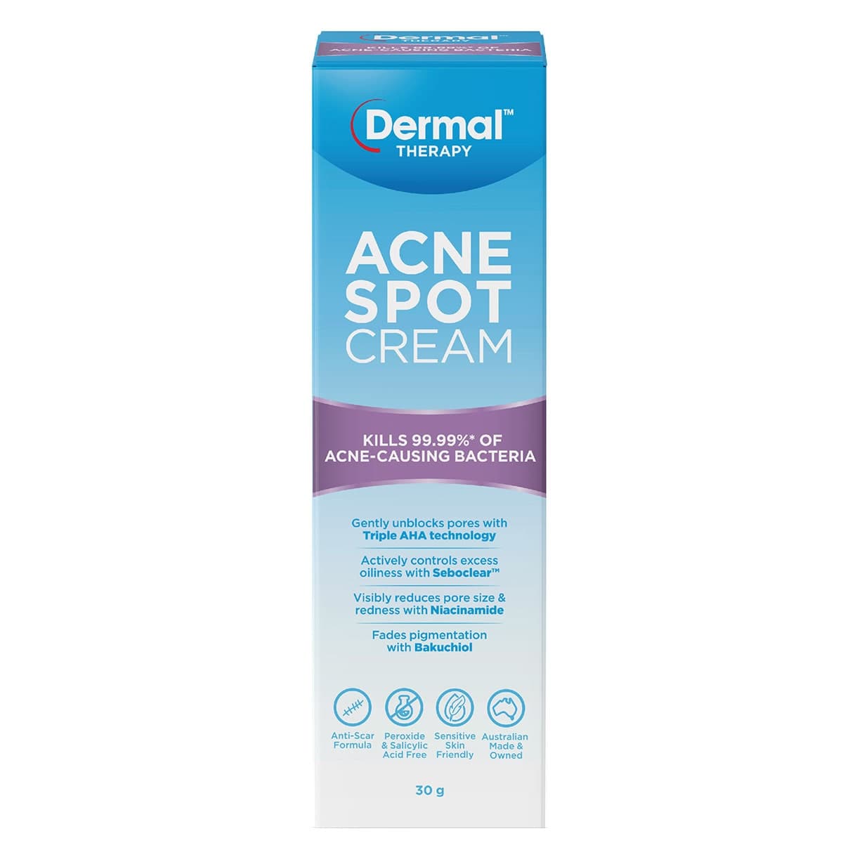 Dermal Therapy Acne Spot Cream 30G