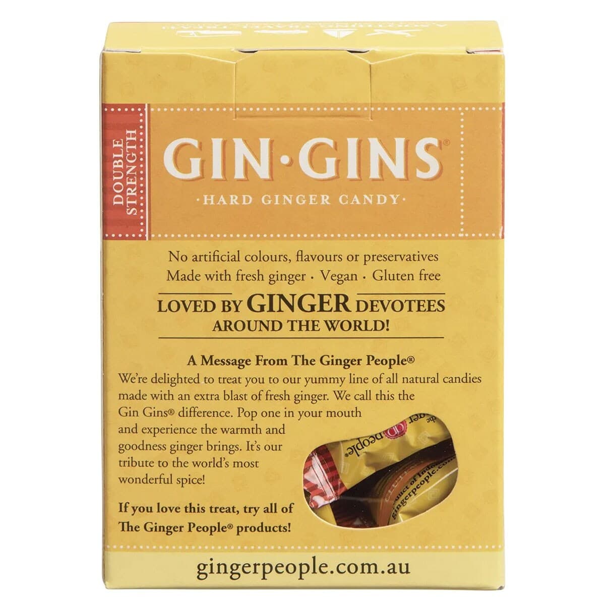 Thumbnail The Ginger People Gin Gins Ginger Candy Hard Double Strength 84G