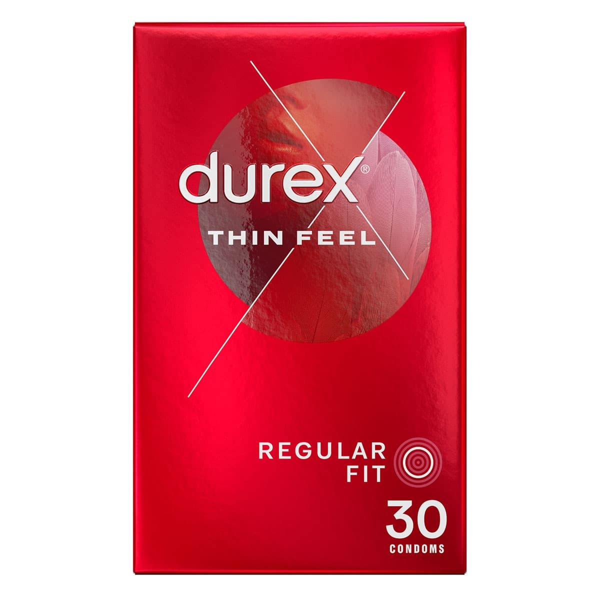 Durex Thin Feel Latex Condoms Regular Fit 30 Pack