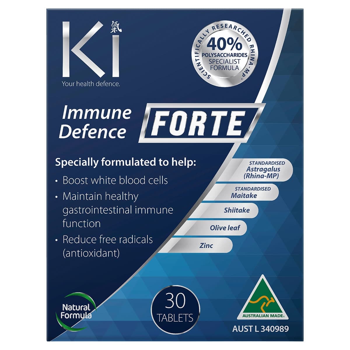 Thumbnail Ki Immune Defence Forte Formula 30 Tablets