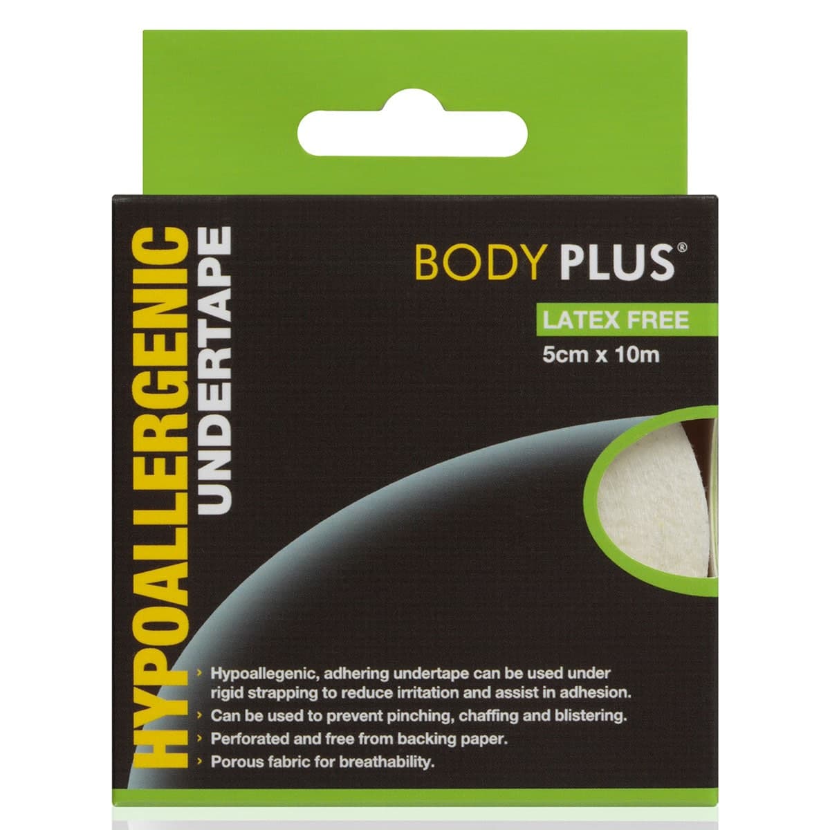 Body Plus Hypoallergenic Undertape 5Cm X 10M