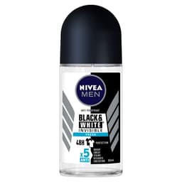 Nivea For Men Invisible Black & White Anti-Perspirant Roll-On Fresh 50Ml