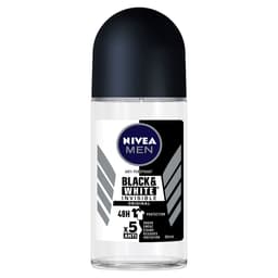 Nivea For Men Invisible Black & White Anti-Perspirant Roll-On Original 50Ml