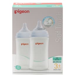 Pigeon Softouch Iii Pp Baby Bottle 2 X 240Ml