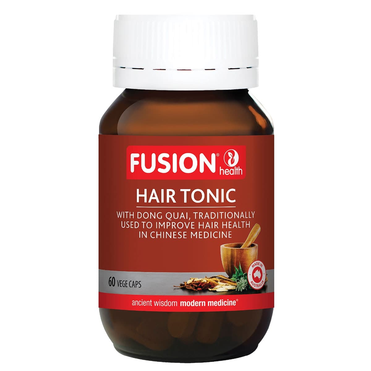 Fusion Health Hair Tonic 60 Vegetarian Capsules