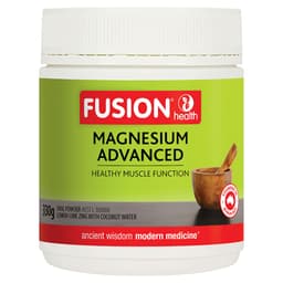 Fusion Health Magnesium Advanced Powder Lemon Lime Zing 330G