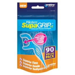 Piksters Supagrip Flosser Toothpick 90 Pack