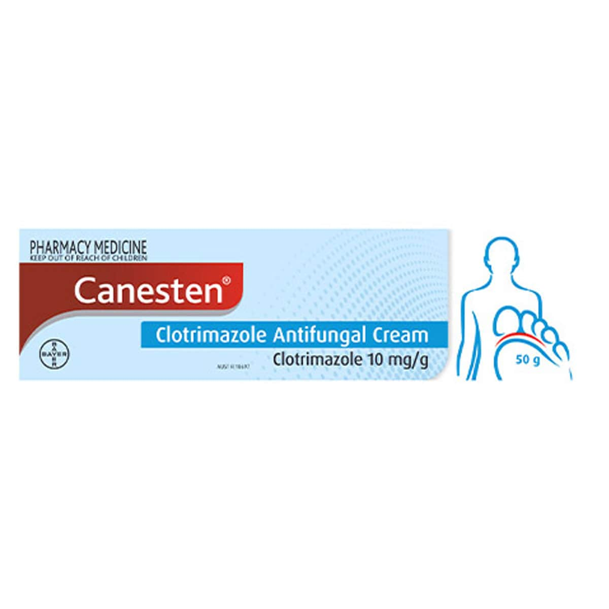 Canesten Clotrimazole Anti-Fungal Cream 50g