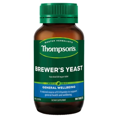 Thompsons Brewers Yeast 100 Tablets