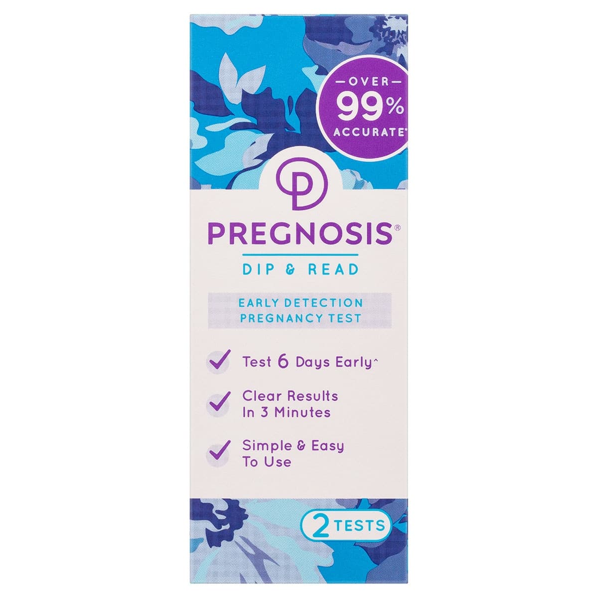 Pregnosis Dip & Read Early Detection Pregnancy Test 2 Tests