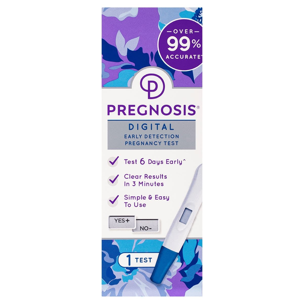 Pregnosis Digital Early Detection Pregnancy Test 1 Test