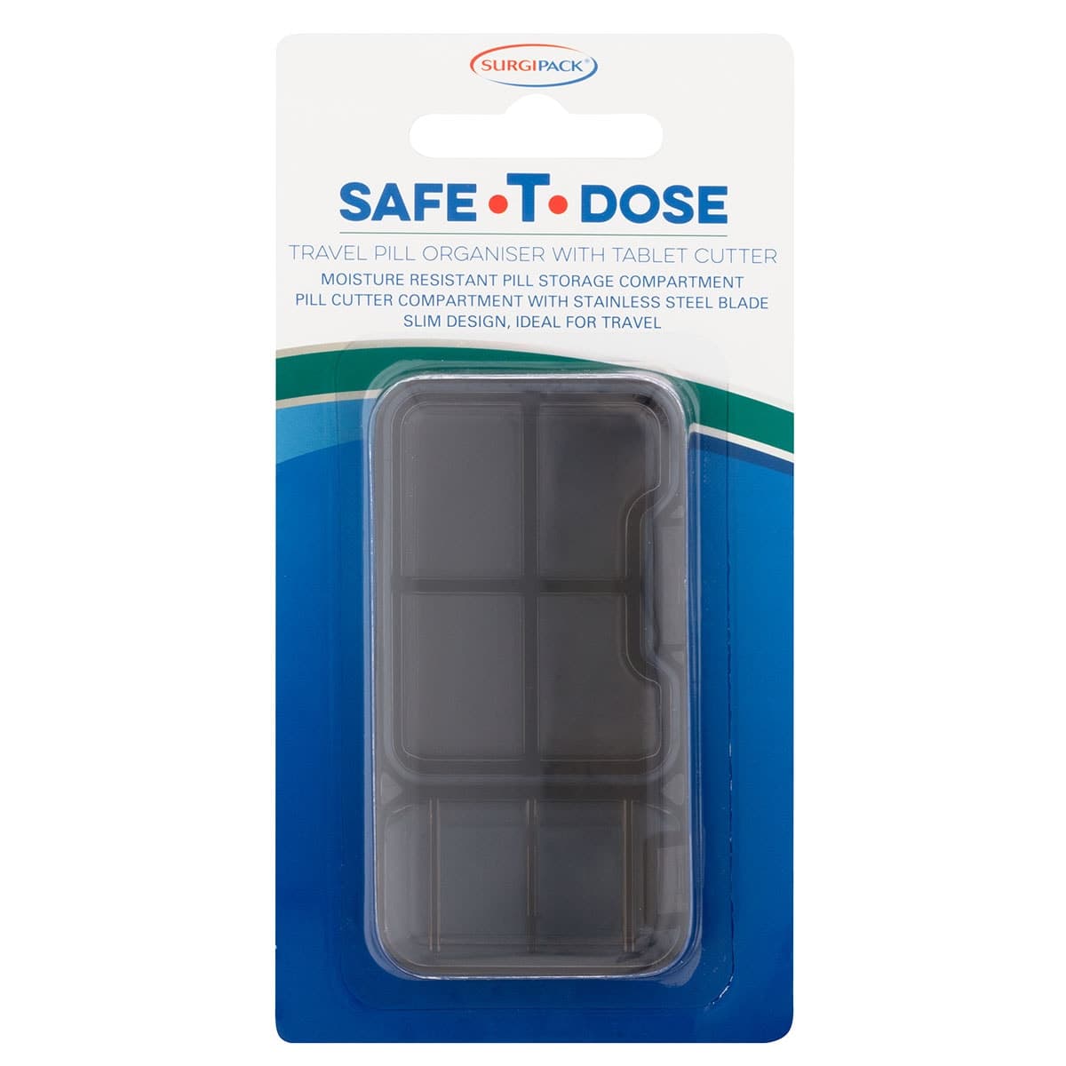 Surgipack Safe-T-Dose Travel Case & Tablet Cutter