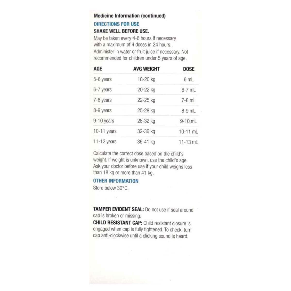 Thumbnail Chemists Own Children's Paracetamol Suspension 5-12 Years 200ml