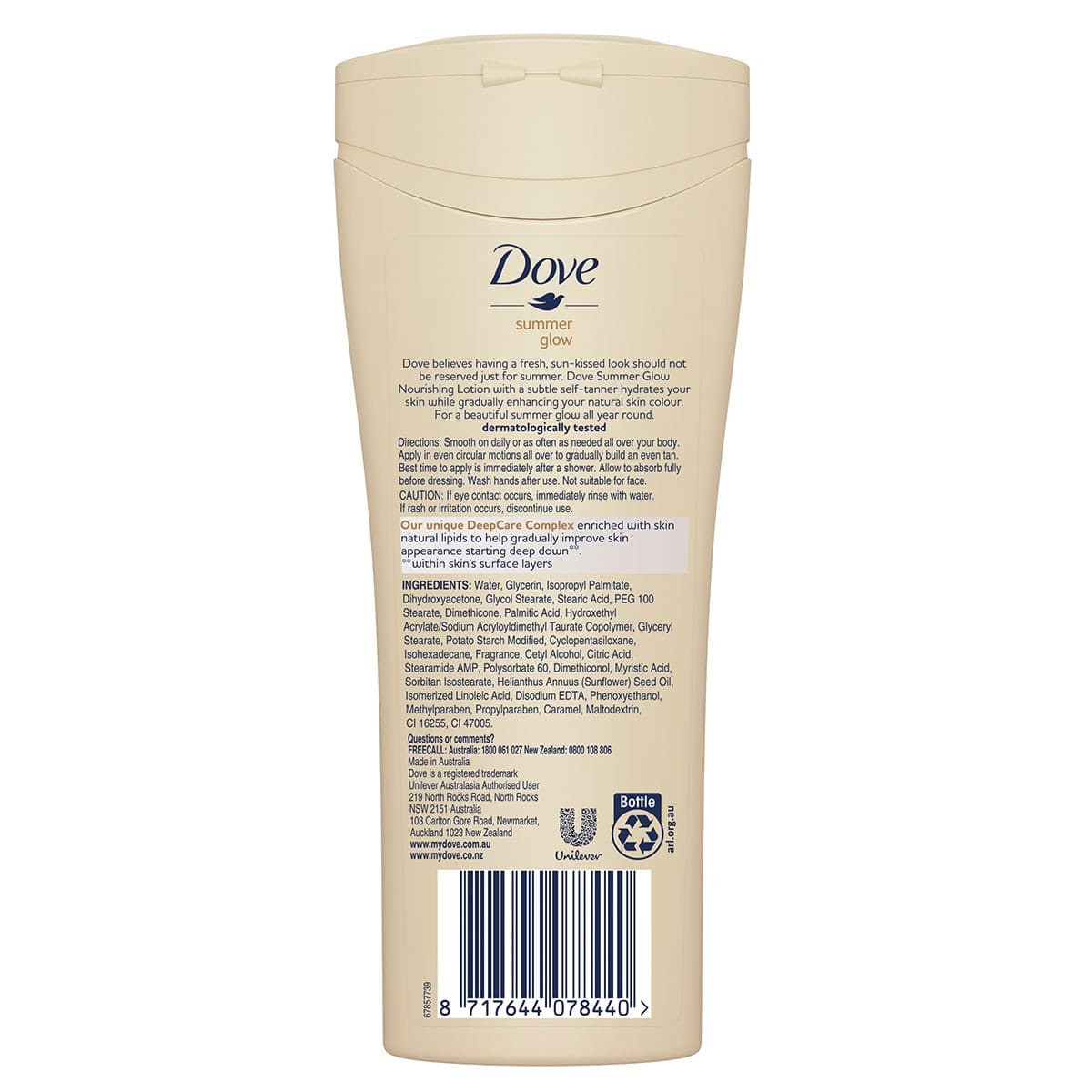 Thumbnail Dove Summer Glow Gradual Tan Body Lotion Fair To Medium 400Ml