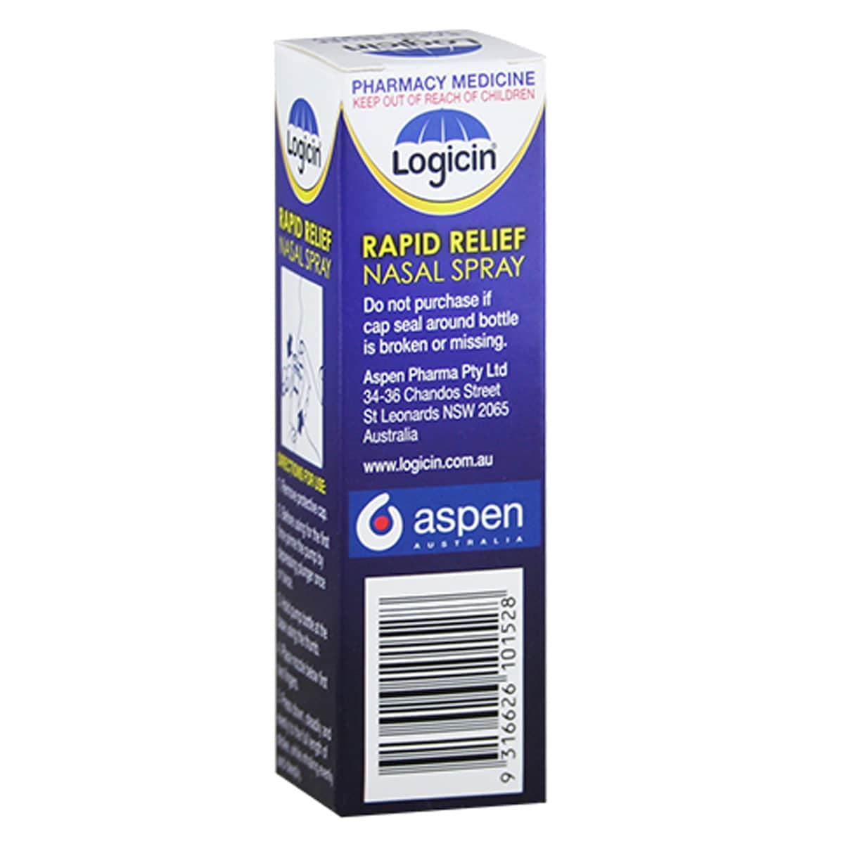 Thumbnail Logicin Rapid Relief Nasal Spray 18ml