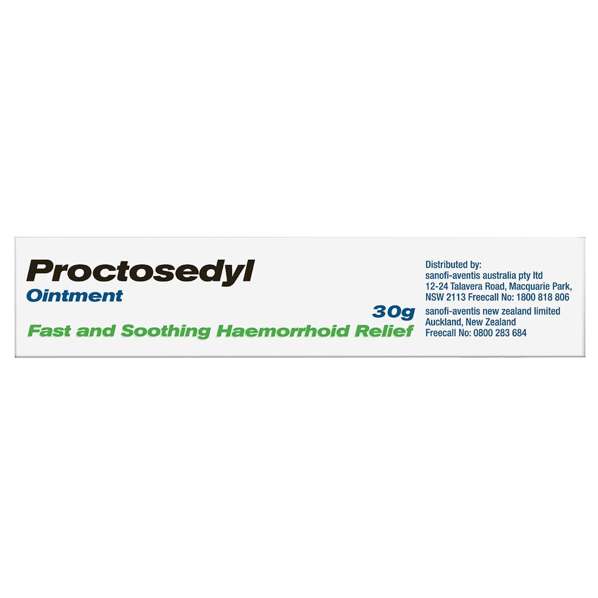 Thumbnail Proctosedyl Haemorrhoids Relief Ointment 30g