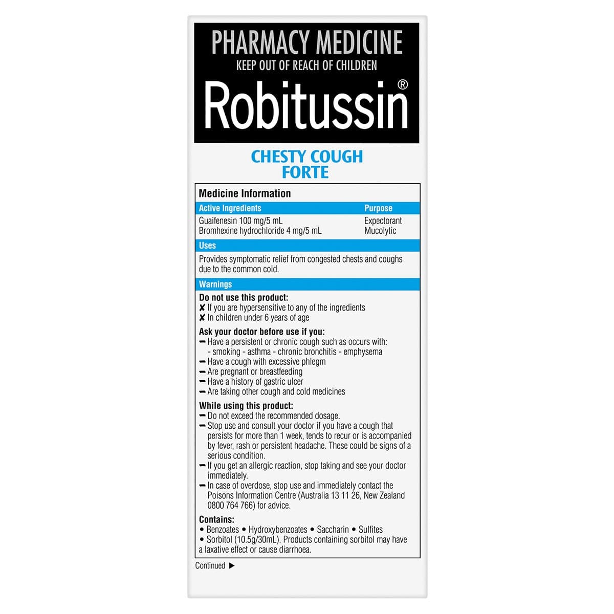 Thumbnail Robitussin Chesty Cough Forte Liquid 200ml