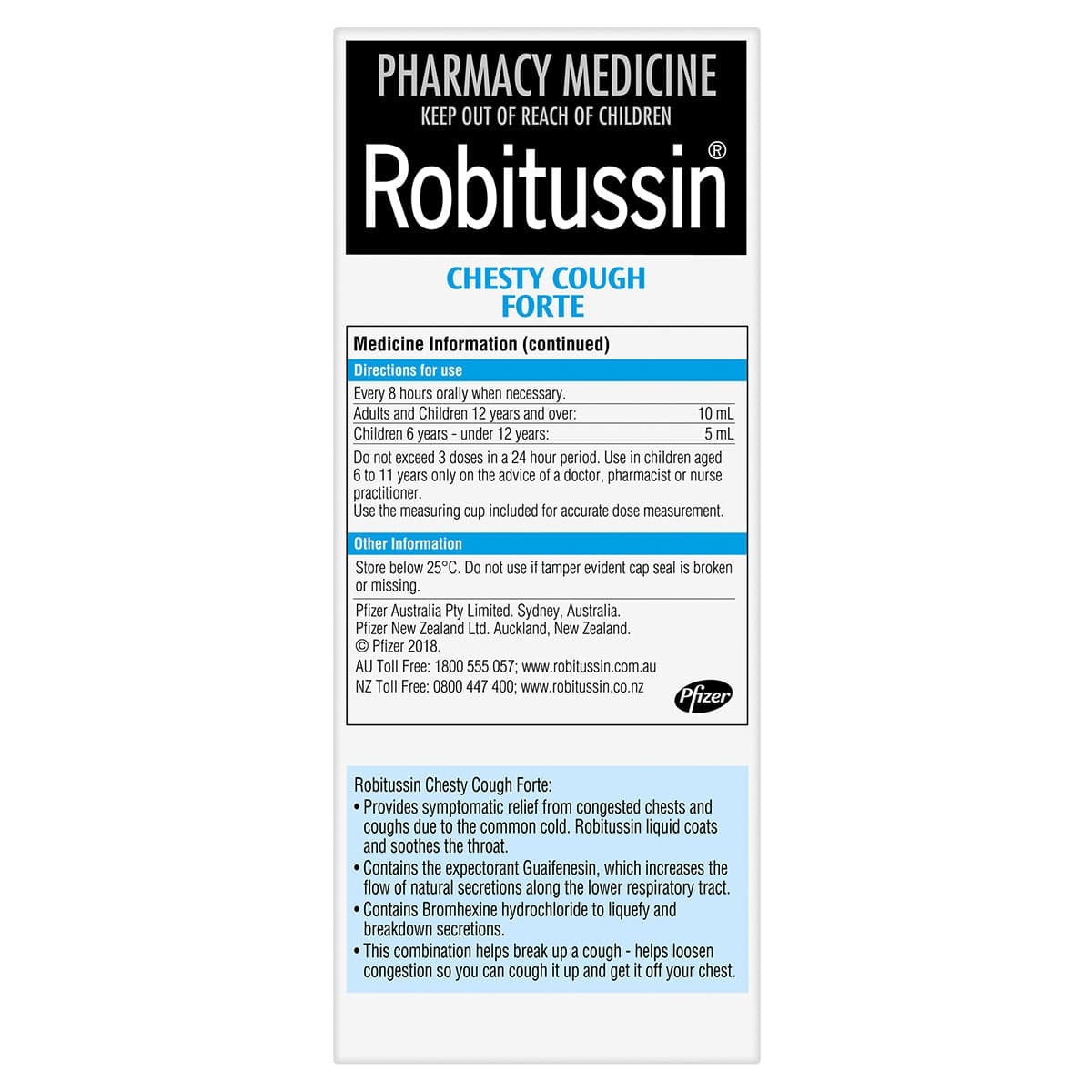 Thumbnail Robitussin Chesty Cough Forte Liquid 200ml