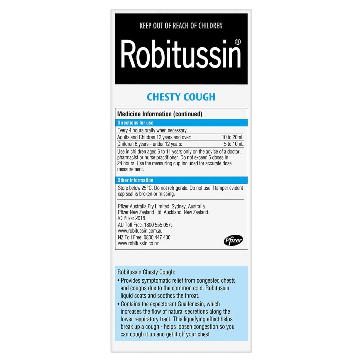 Thumbnail Robitussin Chesty Cough Liquid 200ml