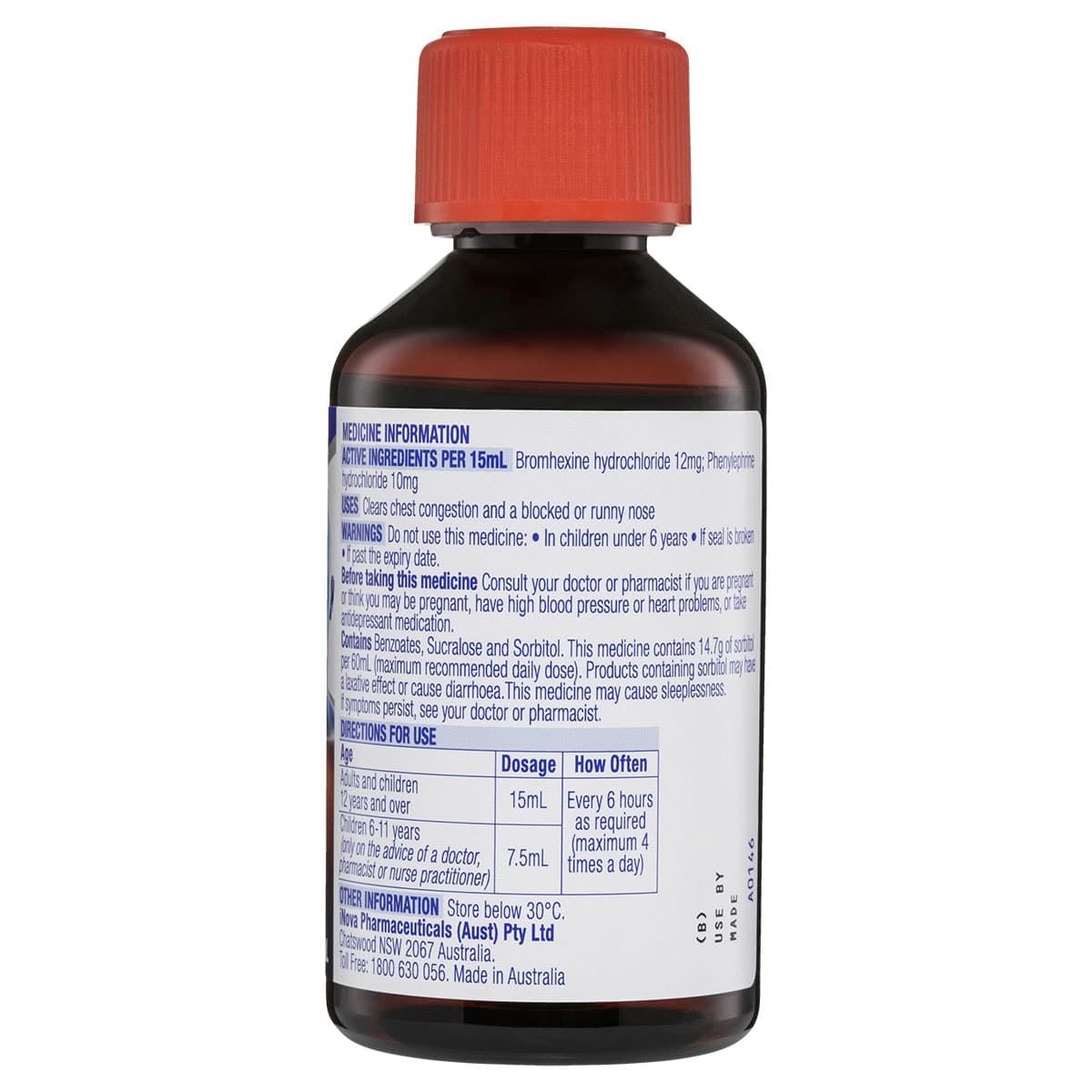 Thumbnail Durotuss PE Chesty Cough Liquid + Nasal Decongestant 200ml