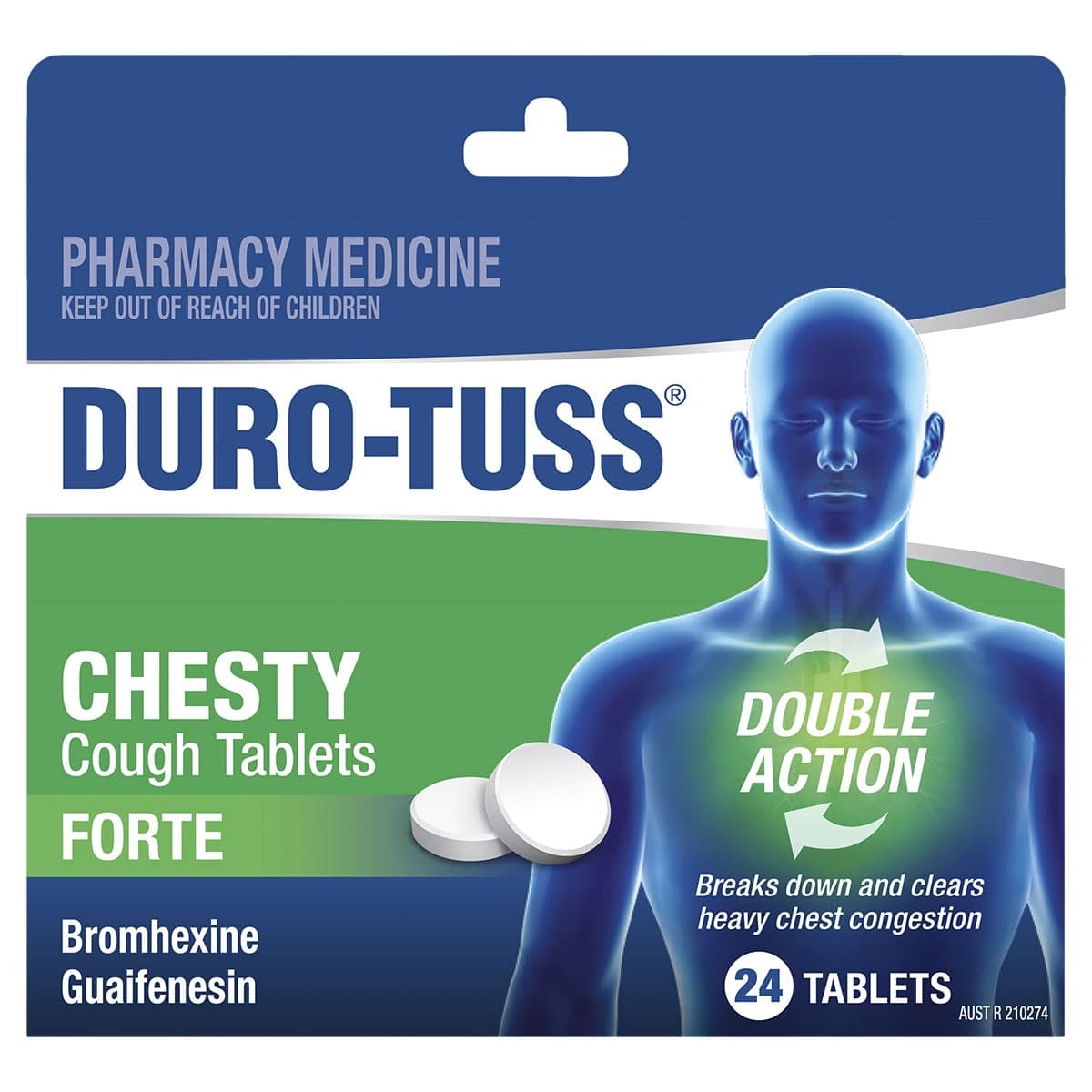 Durotuss Chesty Cough Forte 24 Tablets