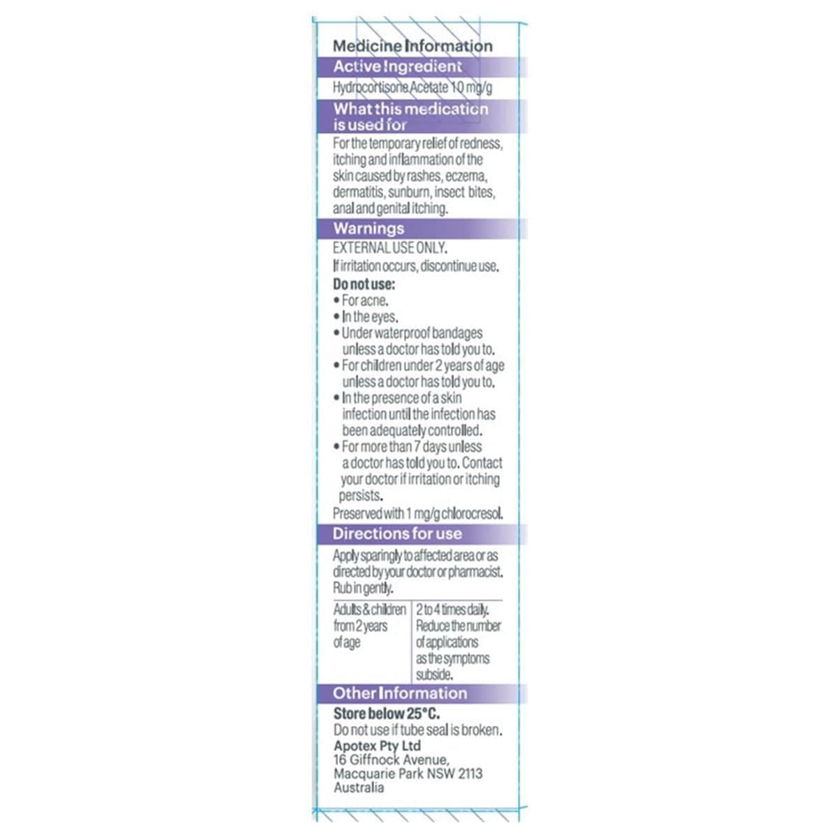 Thumbnail APOHEALTH Hydrocortisone (1%) Cream 30g