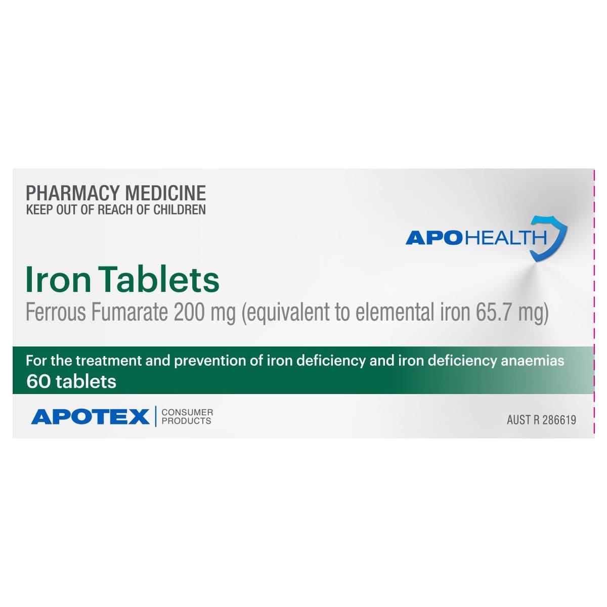 APOHEALTH Iron Tabs 60 Tablets