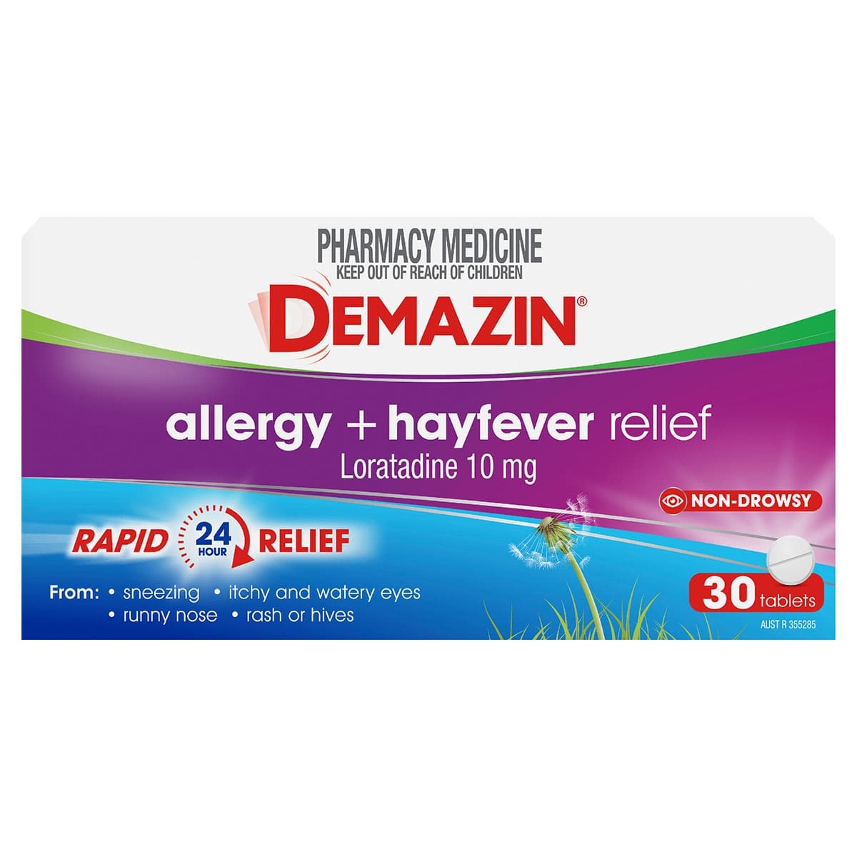 Demazin Allergy + Hayfever Rapid Relief 30 Tablets