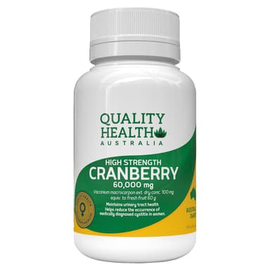 Quality Health High Strength Cranberry 60000Mg 90 Capsules