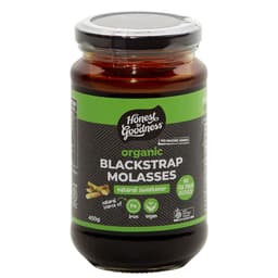 Honest To Goodness Organic Blackstrap Molasses 450G