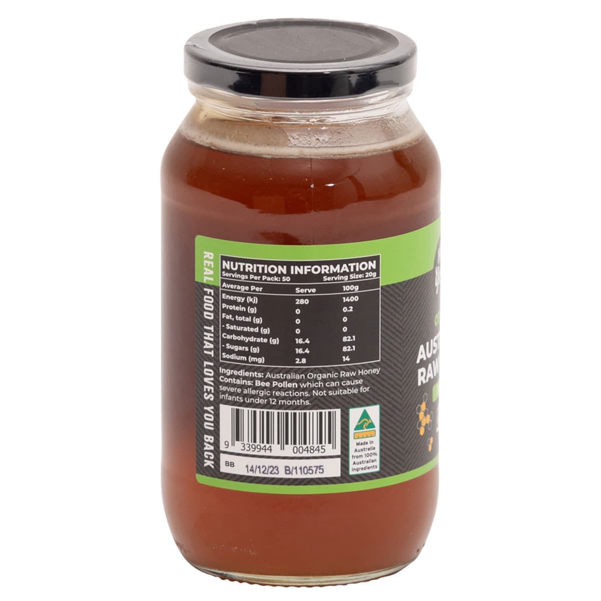 Thumbnail Honest To Goodness Organic Raw Honey 1Kg