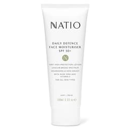 Natio Daily Defence Face Moisturiser Spf50 100Ml