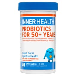 Inner Health Probiotics For 50+ 40 Capsules