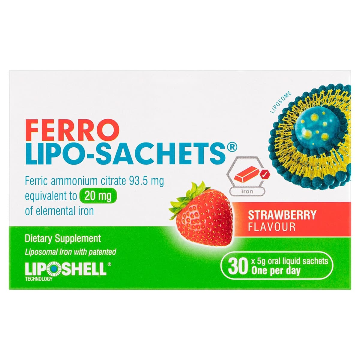 Thumbnail Lipo-Sachets Ferro Strawberry 5G X 30 Liquid Sachets