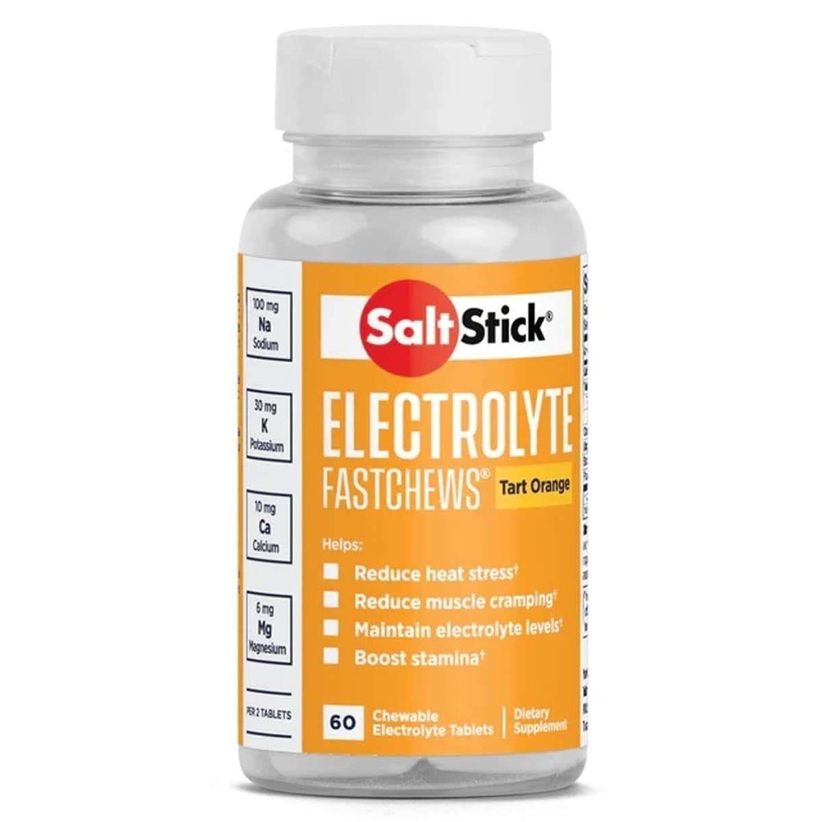 Saltstick Electrolyte Fastchews Orange 60 Chews