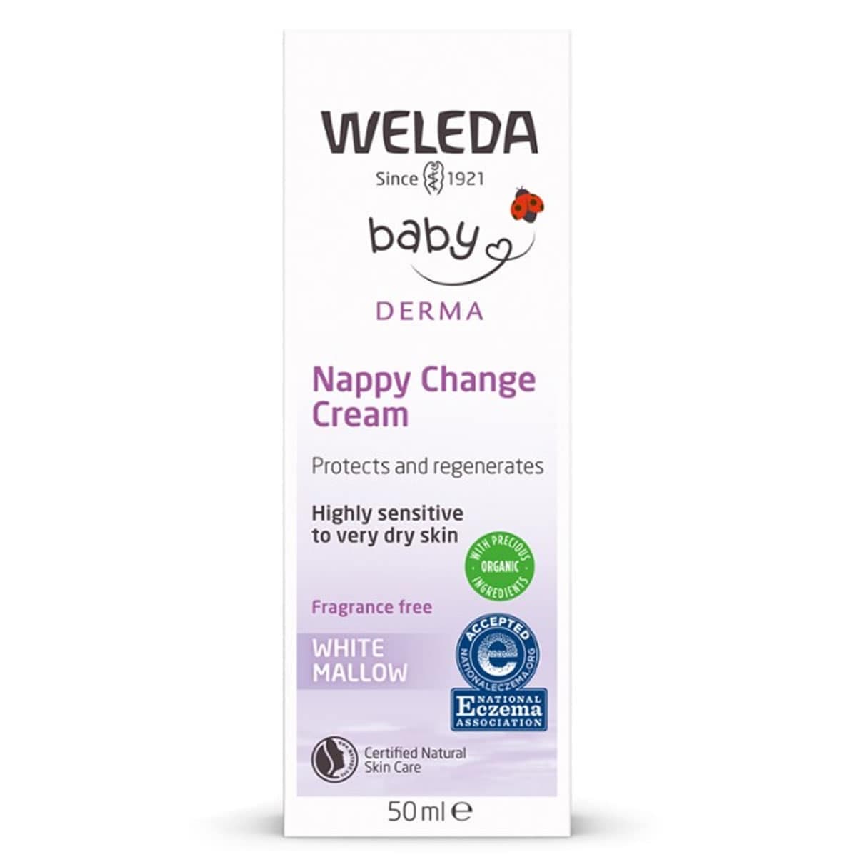 Thumbnail Weleda Baby Derma White Mallow Nappy Change Cream 50Ml