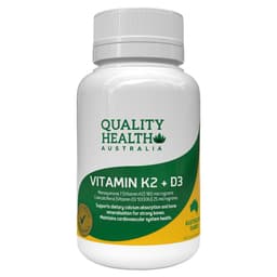 Quality Health Vitamin K2 + D3 90 Capsules