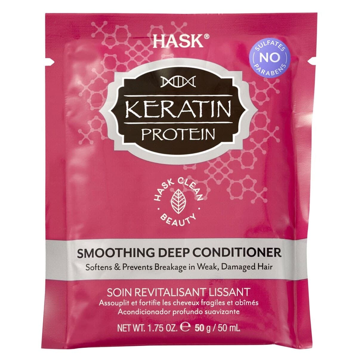 Hask Keratin Protein Smoothing Conditioner Sachet 50G