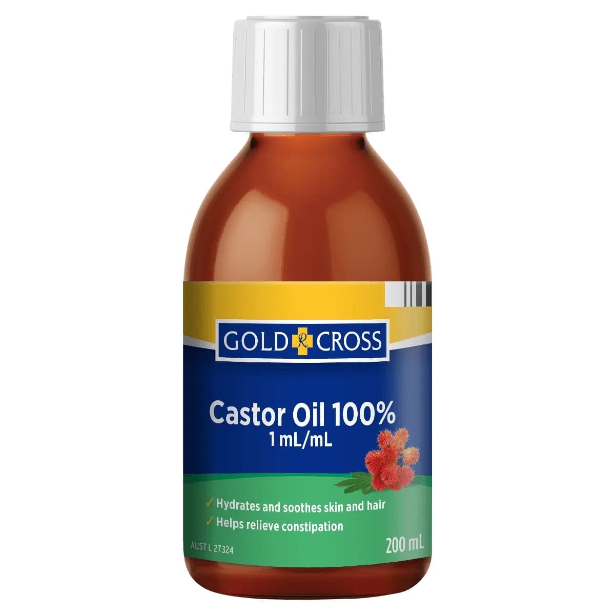 Gold Cross Castor Oil 200Ml