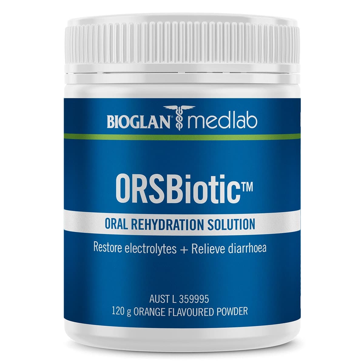 Medlab Orsbiotic Oral Rehydration Solution Orange 100G