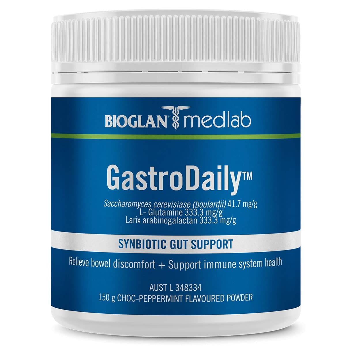 Medlab Gastrodaily Synbiotic Gut Support Choc-Peppermint 150G