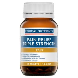 Ethical Nutrients Pain Relief Triple Strength 30 Tablets