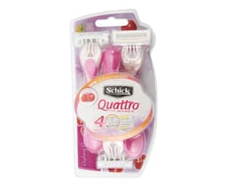 Schick Quattro Womens Disposable Razor 3 Pack