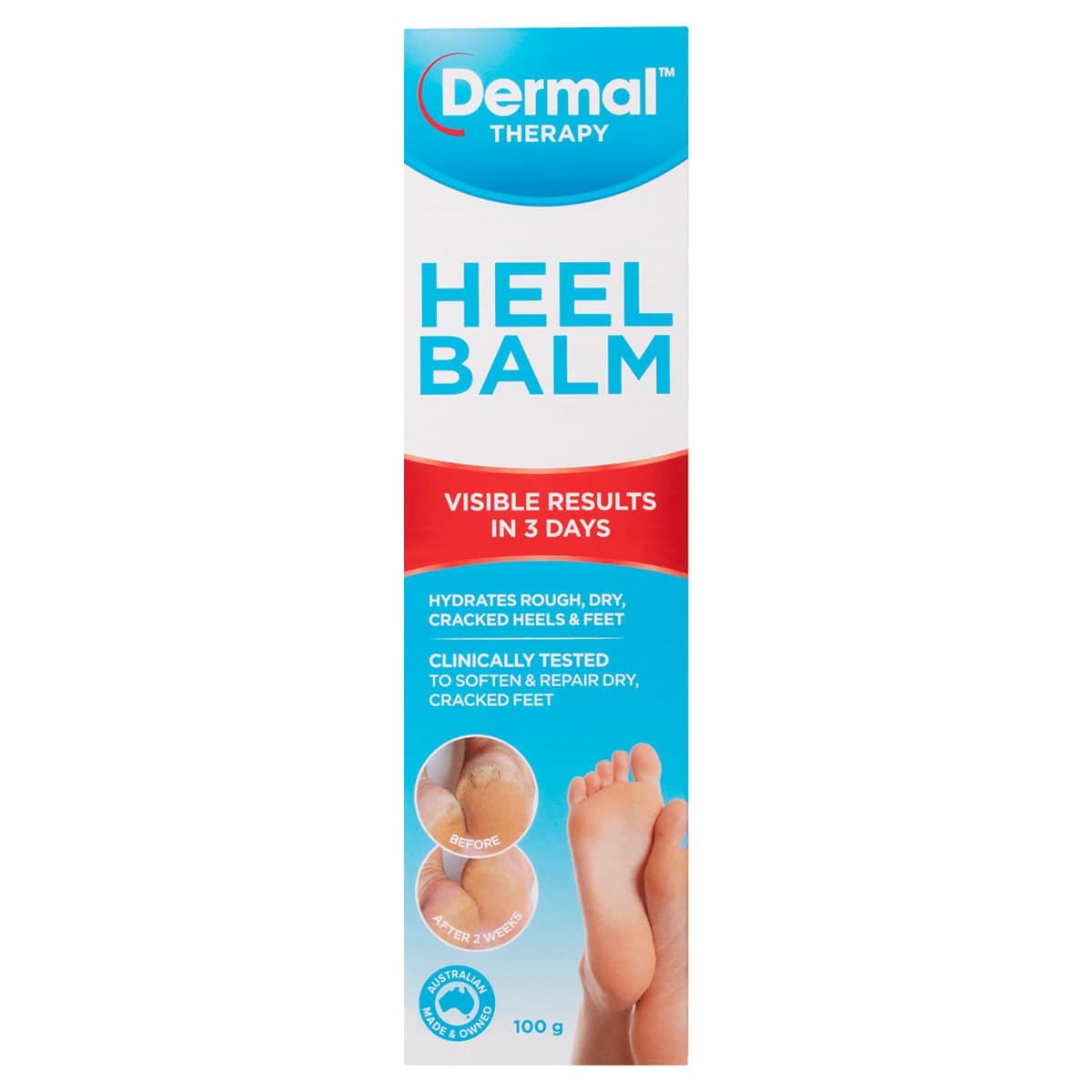 Dermal Therapy Heel Balm 100G