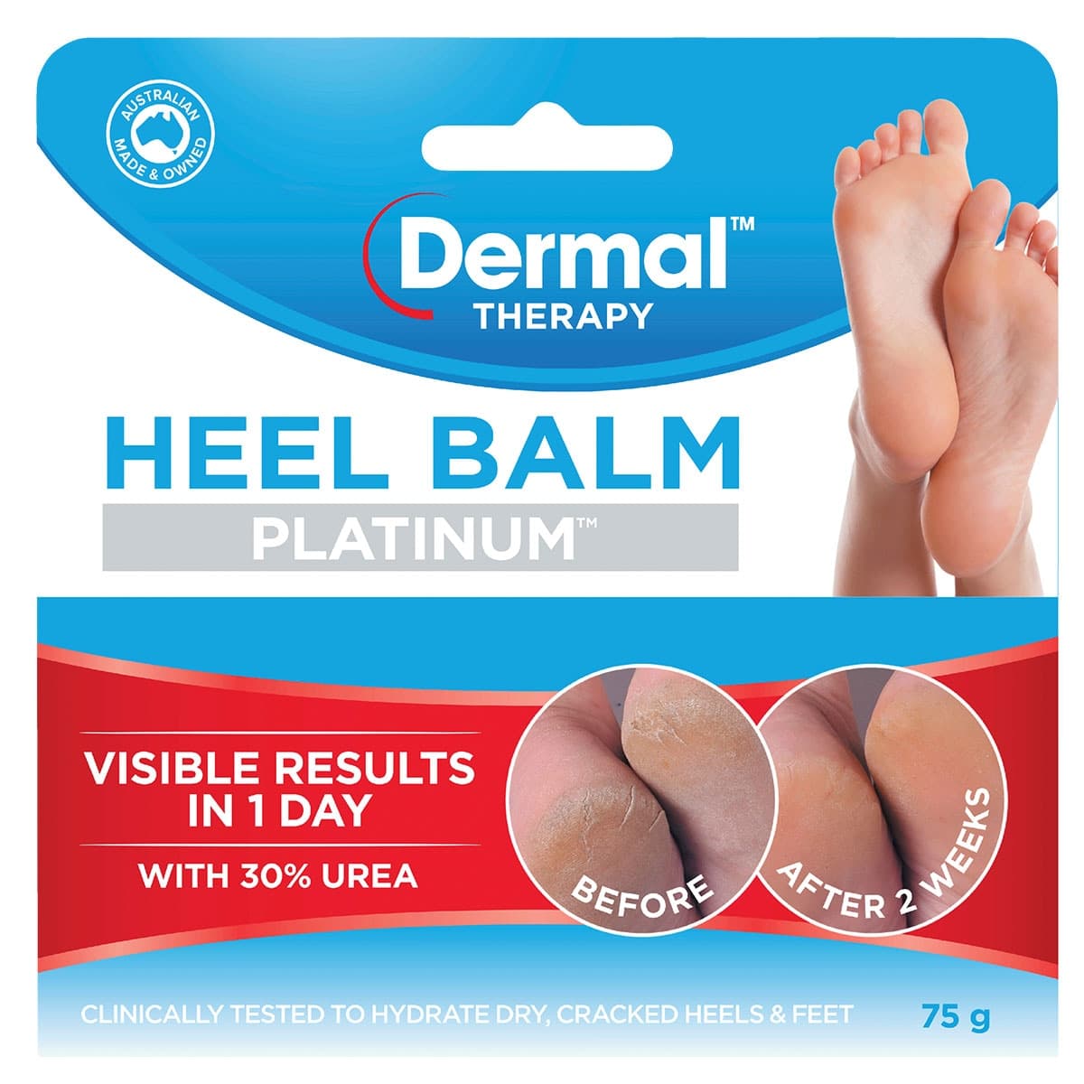 Dermal Therapy Heel Balm Platinum 75G