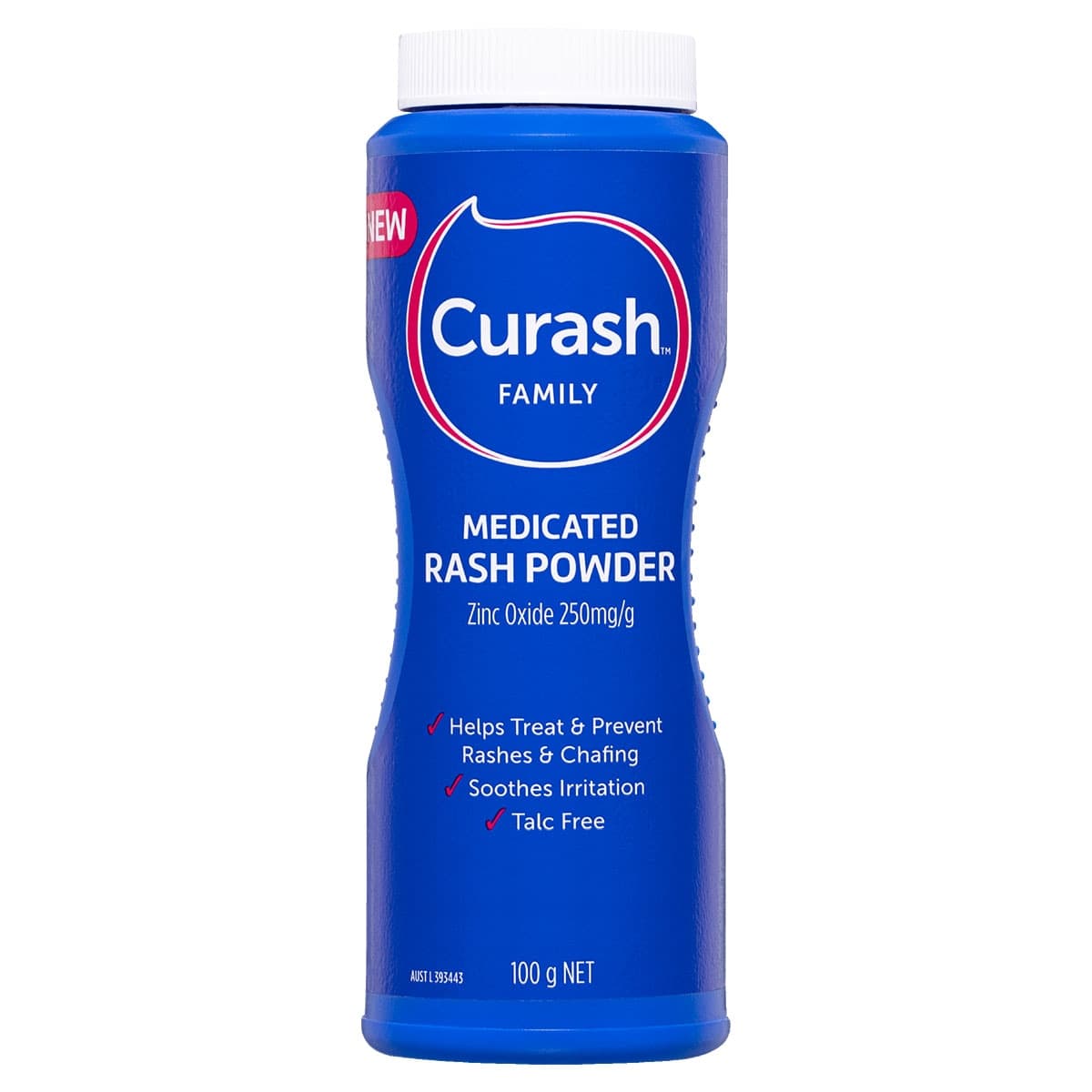 Curash Family Talc Free Medicated Rash Powder 100G