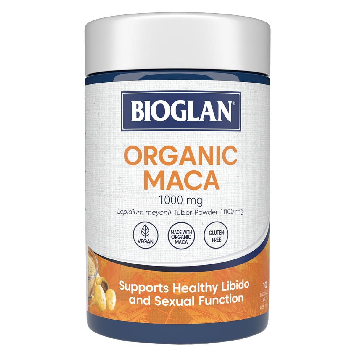 Thumbnail Bioglan Organic Maca 1000Mg 100 Tablets